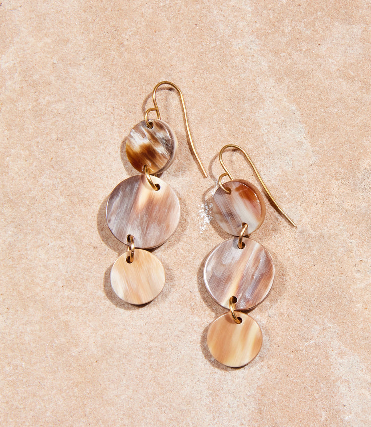 Triple Circle Earrings