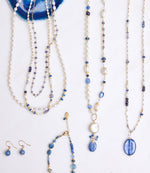 Pearl and Kyanite Necklace