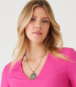 Pavé Crystal Pendant Necklace