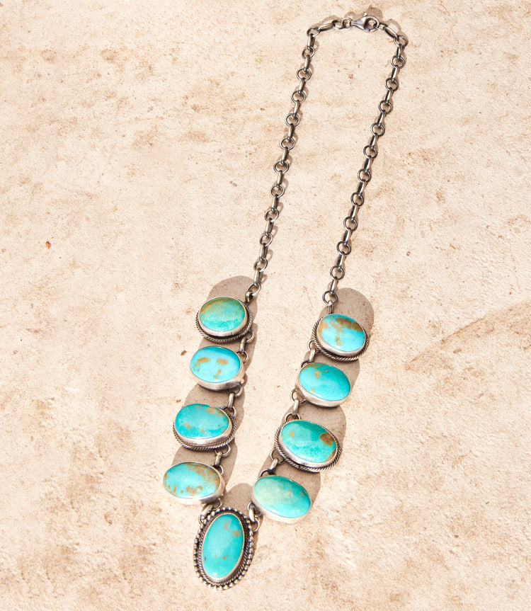 Turquoise Stone Necklace