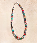 Multistone Single Strand Beaded Necklace