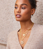 Pavé Sunburst Necklace
