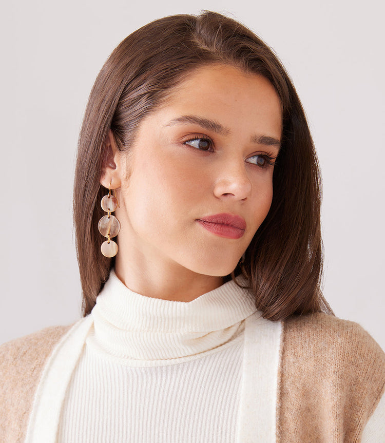 Triple Circle Earrings