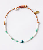 Aqua Beaded Bracelet
