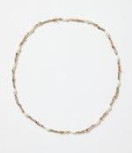 Beaded Gemstone And Pearl Stretch Bracelet