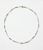 Beaded Gemstone And Pearl Stretch Bracelet