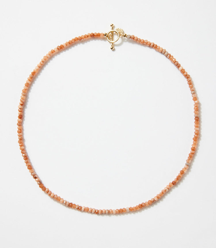 Beaded Gemstone Toggle Bracelet