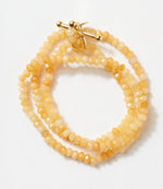 Beaded Gemstone Toggle Bracelet