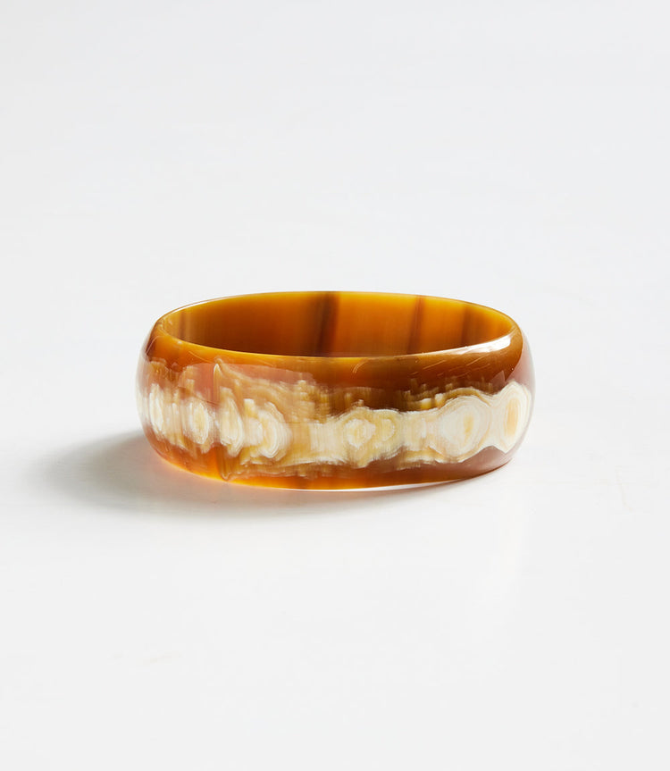 Wide Horn Bangle