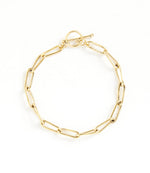 Thin Gold Chain Bracelet