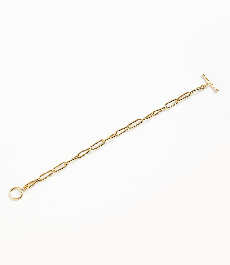 Thin Gold Chain Bracelet