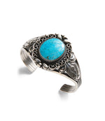 Turquoise Stone Cuff Bracelet