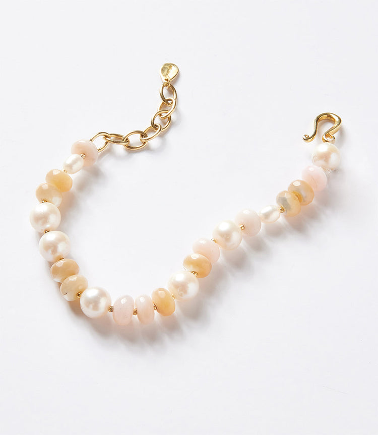 Chan Luu Pink Opal Beaded Bracelet