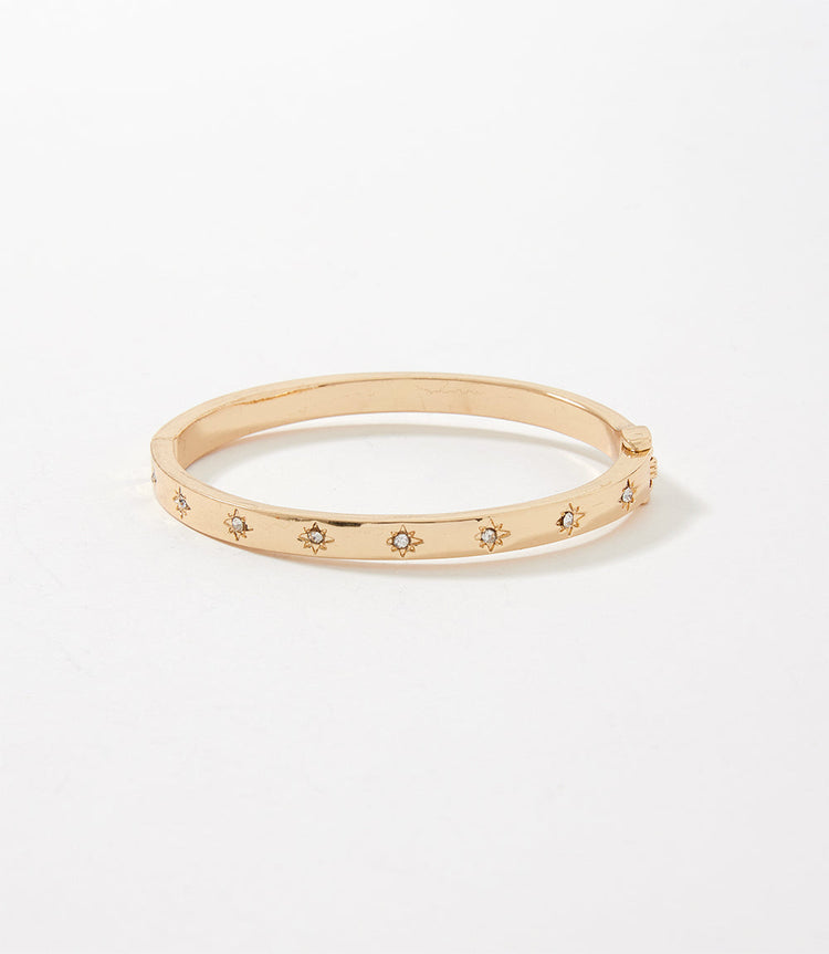 Mini Crystal Starburst Bangle
