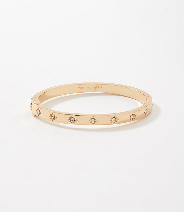 Mini Crystal Starburst Bangle