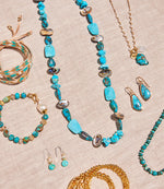Chan Luu Turquoise And Pearl Bracelet