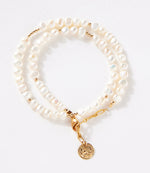 Pearl Double Wrap Bracelet
