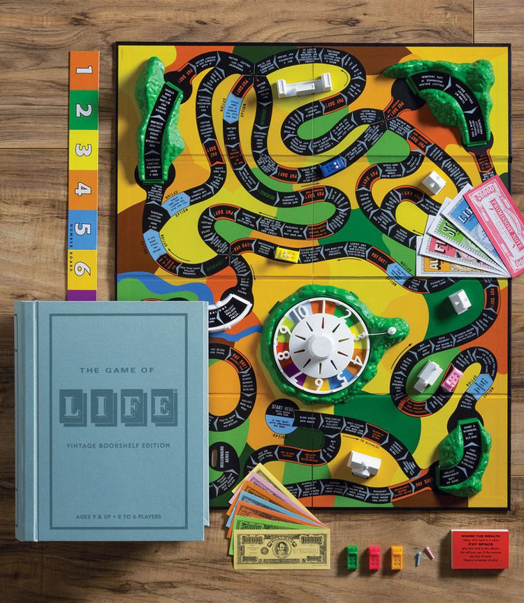 The Game Of Life Vintage Bookshelf Edition