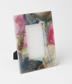 Mixed Agate Picture Frame