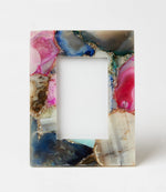 Mixed Agate Picture Frame