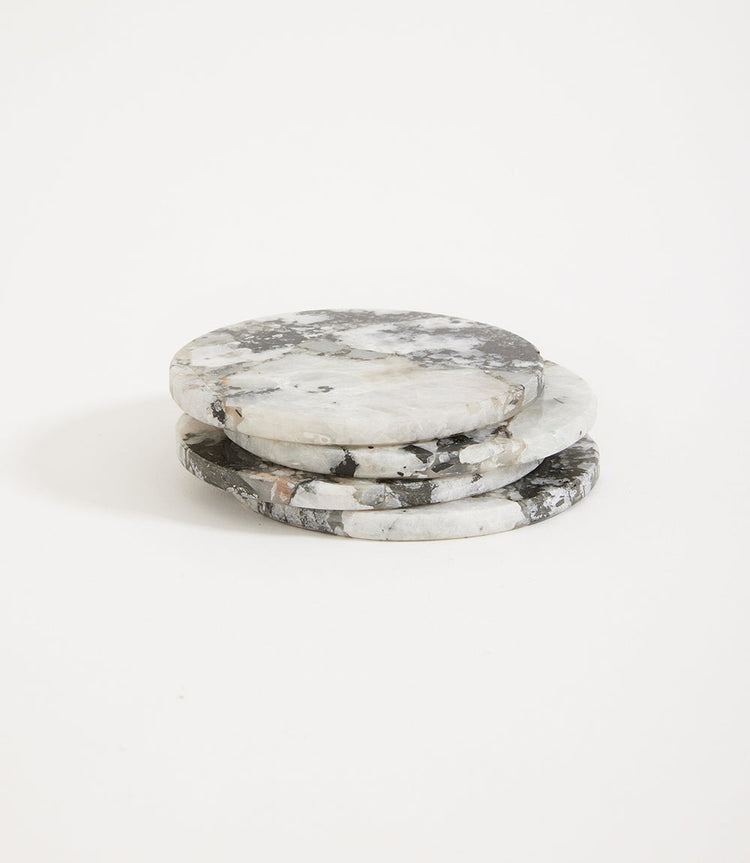 Moonstone Coasters, Set Of 4