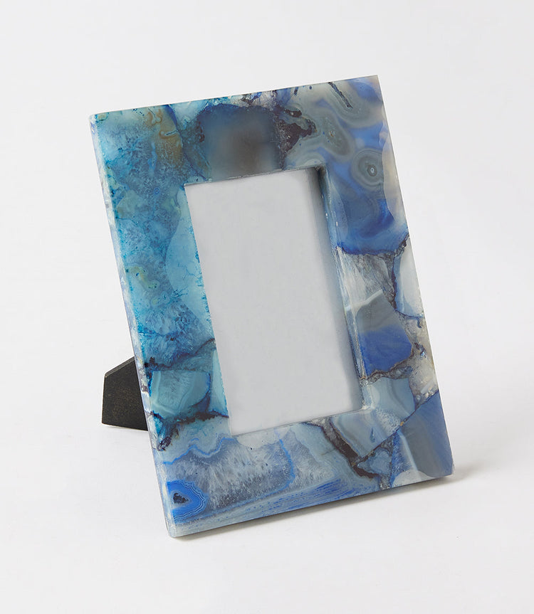 Blue Agate Picture Frame