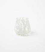 White Glass Votive Candleholder