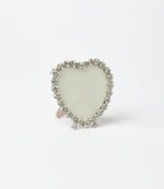 Pearl & Crystal Heart Picture Frame