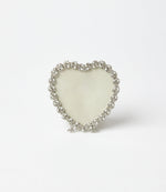 Pearl & Crystal Heart Picture Frame