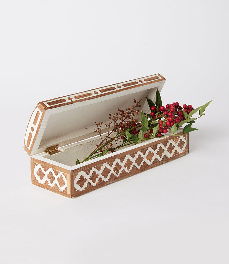 Wood Inlay Decorative Box