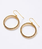 Pavé Hoop Earrings
