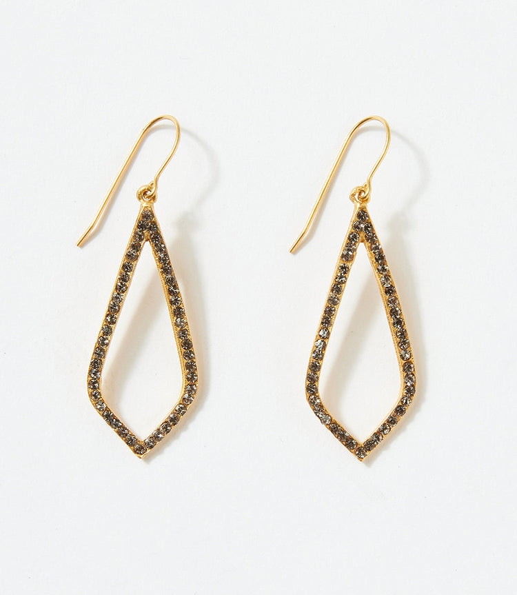 Pavé Kite Earrings