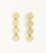 Gold Disc Earrings
