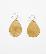 Hammered Teardrop Earrings