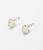 Mother Of Pearl Clover Earrings
