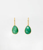 Gemstone Teardrop Earrings