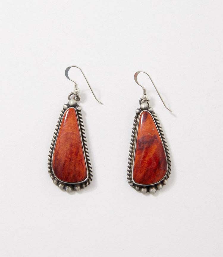 Spiny Oyster Drop Earrings