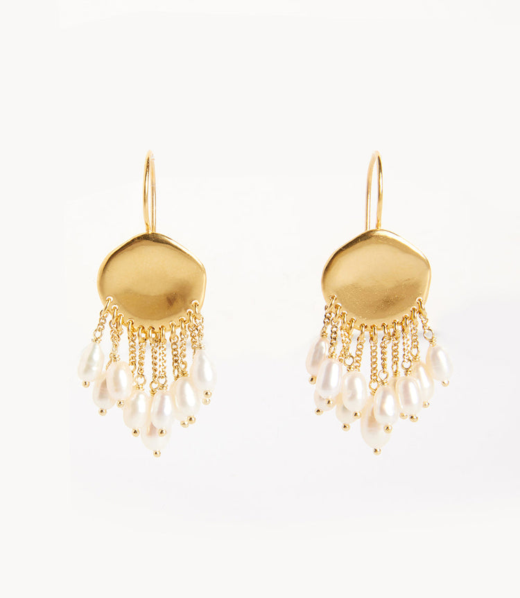 Chan Luu Pearl Dangle Earrings