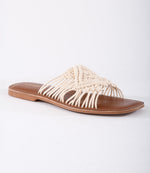 Mahogany Woven Slides