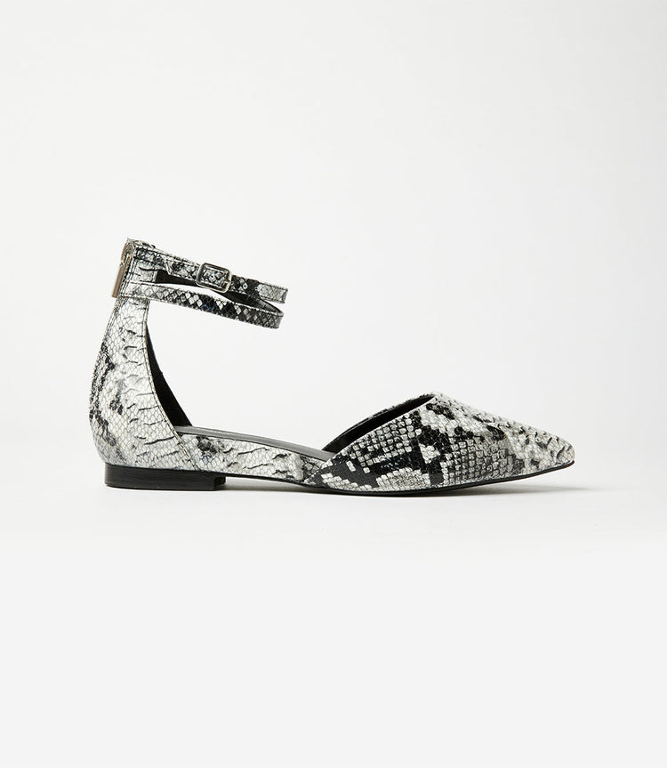 Ankle Strap Pointed Toe Flats