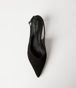 Slingback Stacked High Heels