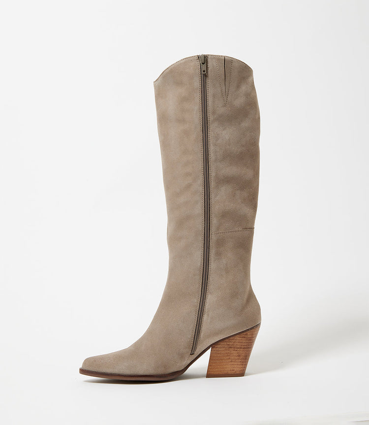 Pointed Toe Western High Boots