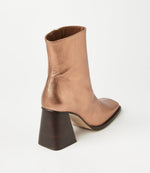 Metallic Leather Boots