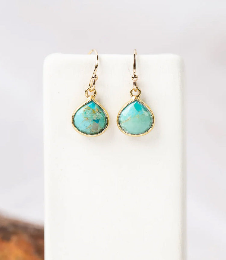 Turquoise Teardrop Earrings