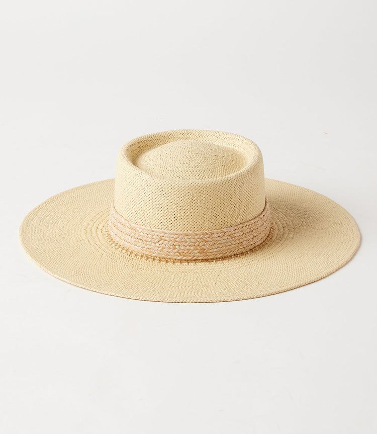 Braided Boater Hat