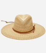 Straw Hat With Leather Tie