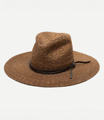 Straw Hat With Leather Tie