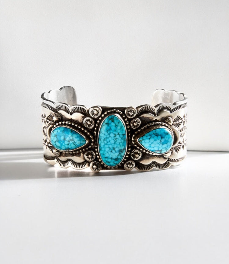 Turquoise & Silver Bracelet