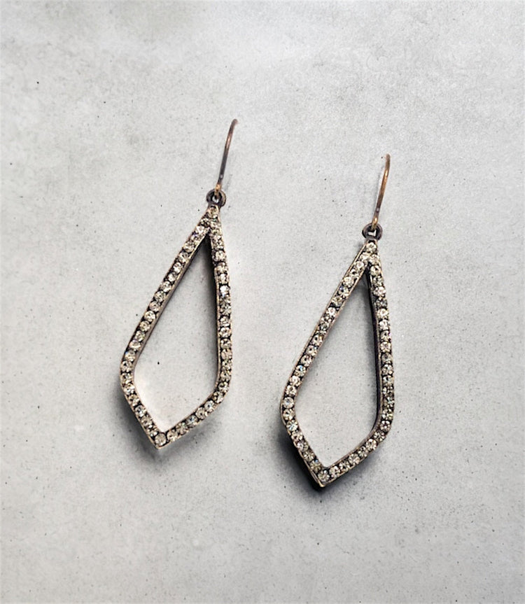 Pavé Kite Earrings