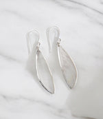 Mother of Pearl Scalene Drop Earrings